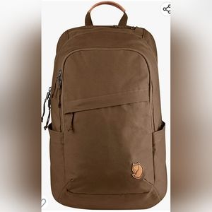 Fjallraven 20L Dark Sand Backpack with laptop compartment